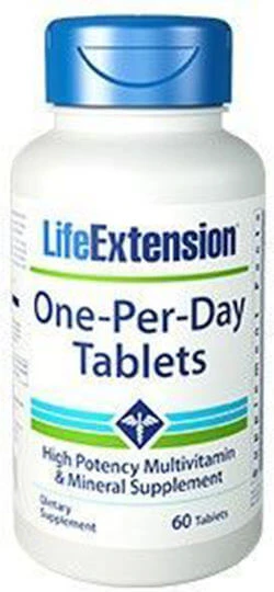 Life Extension One Per Day Multivitamină pentru Energie 60 Tablete