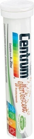 Centrum A to Zinc Multivitamină pentru Energie & Întărirea Sistemului Imunitar Portocaliu 20 file de ef