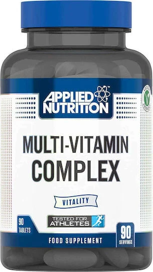 Applied Nutrition Multi-Vitamin Complex Multivitamină pentru Energie, Întărirea Sistemului Imunitar & Sistemul Nervos 90 Tablete