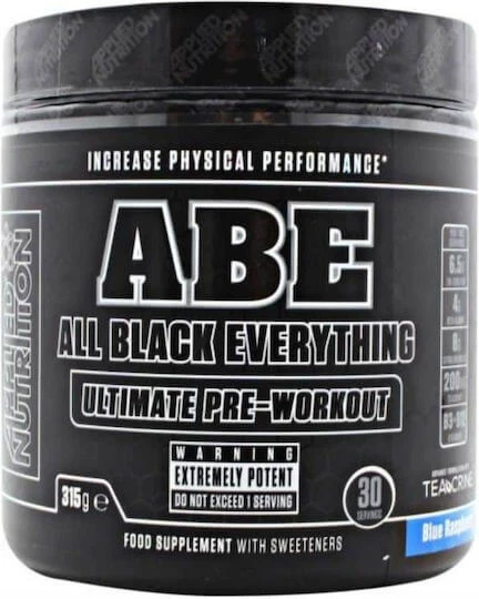 Applied Nutrition ABE - All Black Everything Supliment Pre Workout 315gr Zmeură albastră