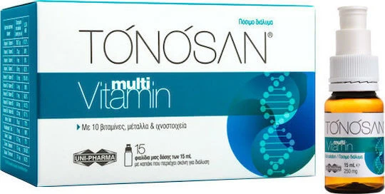 UNI-PHARMA Multivitamin Multivitamină pentru Energie 15 x 15ml