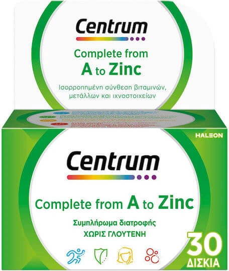 Centrum Multivitamină pentru Pielea Portocaliu 30 Tablete
