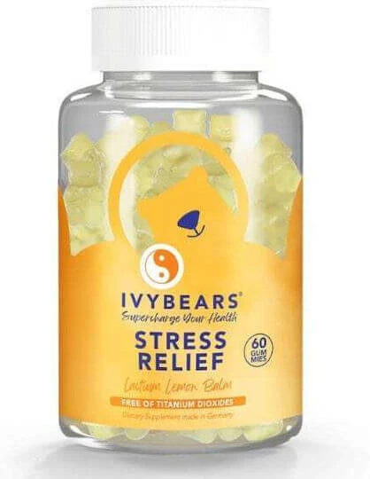 IvyBears Stress Relief Supliment pentru Anxietate 60 bomboane de jeleu