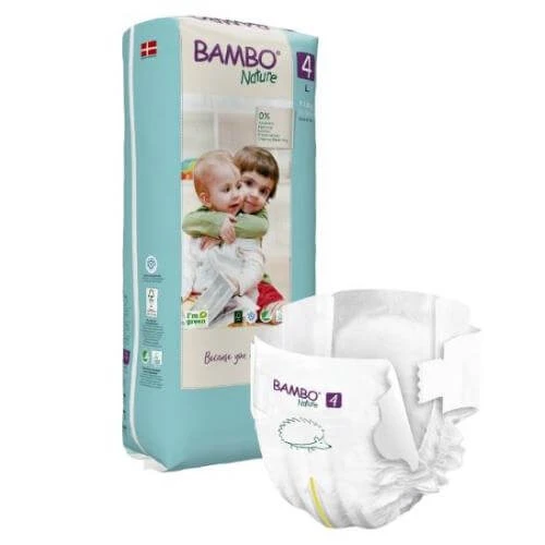Scutece BAMBO Nature 4 (L 7-14kg), 48 buc