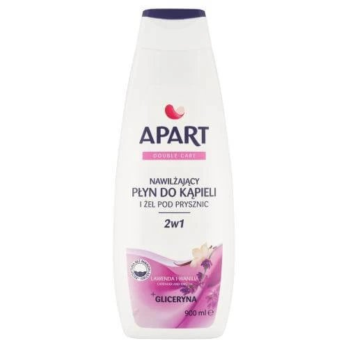 APART Loțiune de baie hidratantă și gel de duș 2în1 Lavandă și vanilie, 900ml