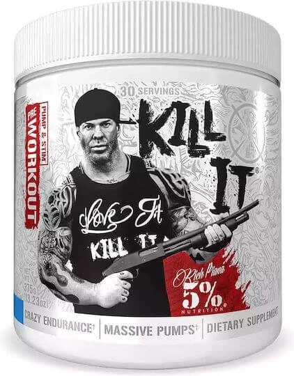 Rich Piana 5% Nutrition Kill Supliment Pre Workout 354gr Zmeură albastră