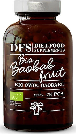 Diet-Food Bio Baobab 500mg 270 capace