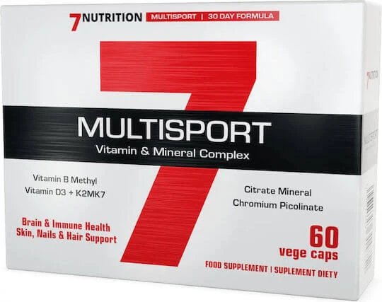 7Nutrition Multisport Multivitamină pentru Energie 60 capsule veget