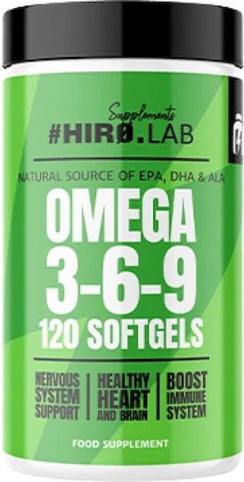 Hiro.Lab Omega 3-6-9 1000mg 120 softgels Unflavoured