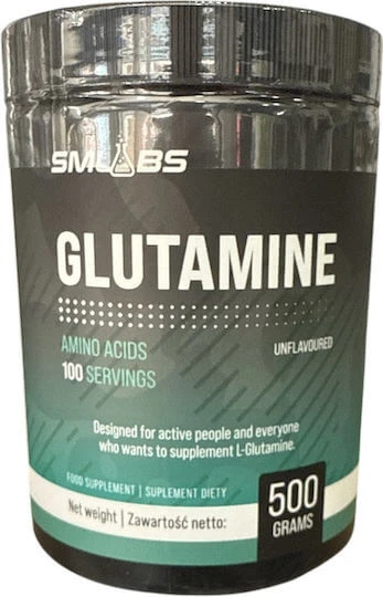 Smlabs Glutamină 500gr Fără aromă