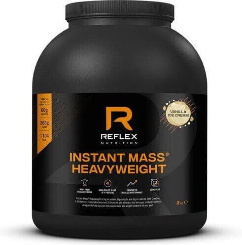 Reflex Nutrition Instant Mass Heavyweight Proteină Din Zer cu Creatină & Aromă Unt de arahide cu ciocolată 2kg
