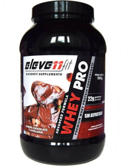 Eleven Fit Whey Pro Proteină Din Zer cu Aromă Ciocolată cu alune 900gr