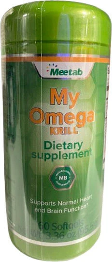 Meetab Omega 3 Ulei de pește 250mg 60 softgels Energie