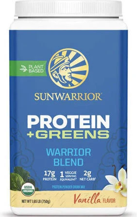 Sunwarrior Organic Fără Gluten & Lactoză cu Aromă Vanilie 750gr