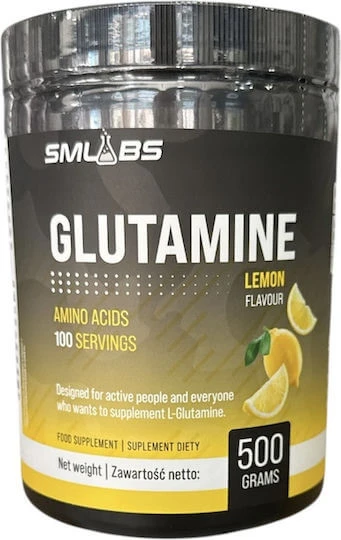 Smlabs Glutamine 500gr Lemon