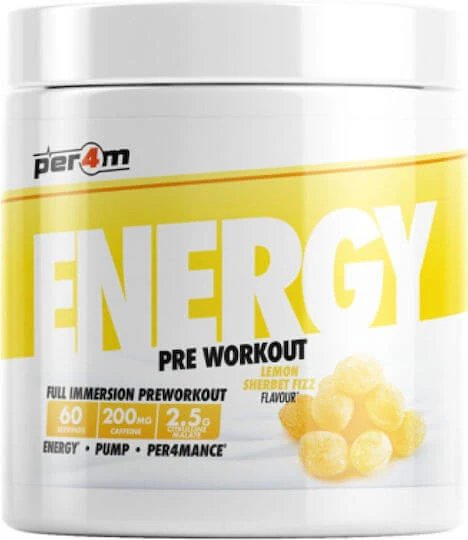 Per4m Energy Supliment Pre Workout 390gr Raspberry Cherry