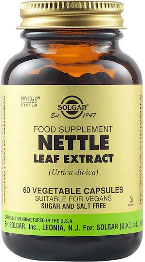 Solgar Nettle Leaf Extract 60 capsule veget