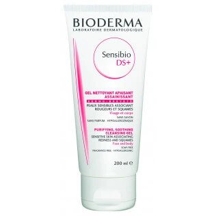 Gel de curățare Bioderma Sensibio DS+ Dermatită seboreică, 200ml