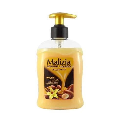 Săpun lichid Malizia Argan și vanilie, 300 ml