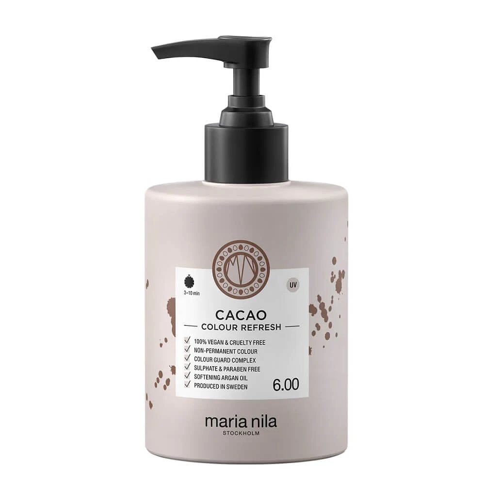 Maria Nila Colour Refresh Mască colorantă pentru păr 6.0 Cacao, 300 ml