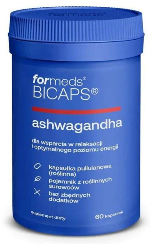 Bicaps Ashwagandha 290 mg extract (10% vitanolides) 60 capsule - ForMeds