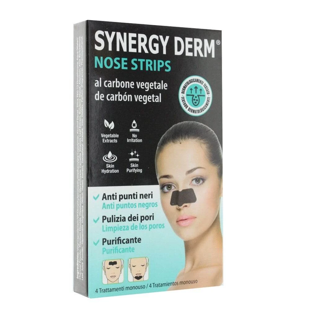 Incarose Synergy Derm Nose Strips Bandaj cu cărbune X4
