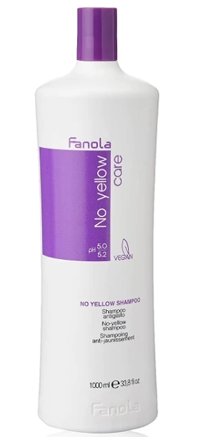 Fanola, No Yellow, Șampon pentru ceară blondă, 1l
