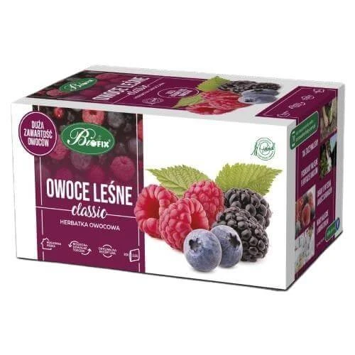 BiFix Ceai de fructe fructe de pădure, 20x 2.5 g