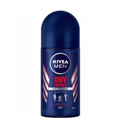 NIVEA MEN Dry Impact roll-on Antiperspirant roll-on pentru bărbați, 50ml