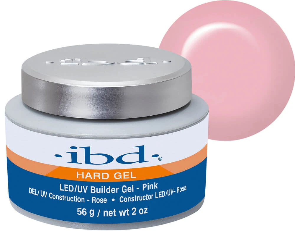 IBD Hard Builder Gel LED/UV roz, 56 g