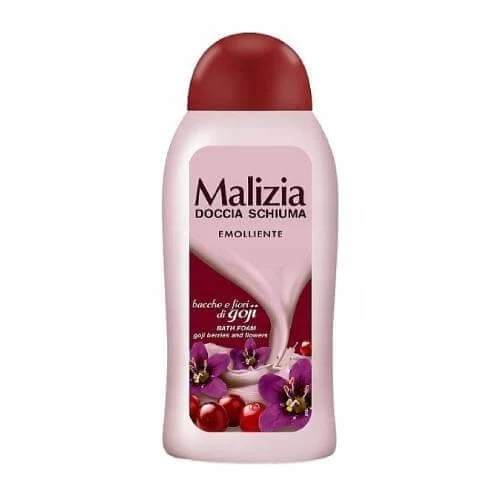 Malizia Gel de duș cremos Flori și fructe de Goji, 300 ml