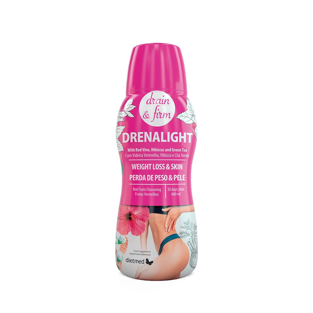 Suspensie orala Drenalight Drain&Firm, 600 ml, Dietmed