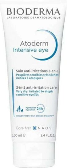 Bioderma Atoderm Intensive 3 în 1 Cremă Hidratantă de Ochi pentru Piele Sensibilă 100ml