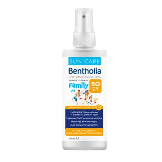 Bentholia Sun Care Family Loțiune Antisolară Pentru Față și Corp SPF50 Spray 300ml