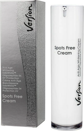 Version Spots Free Cremă de Față 24h Pentru Imperfecțiuni, Pete Pigmentare și Albire cu Acid Hialuronic și Peptide 50ml
