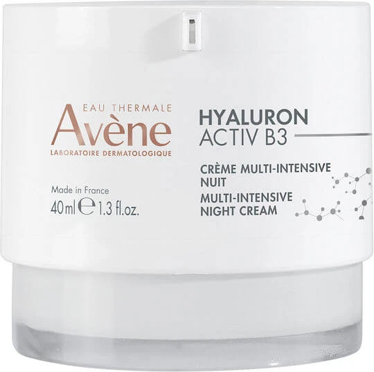 Eau Thermale Avène Hyaluron Activ B3 Cremă de Față de Noapte pentru Hidratare și Anti-îmbătrânire cu Acid Hialuronic și Niacinamidă 40ml