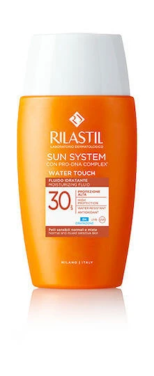 Rilastil Sun System Water Touch Cremă Solară Rezistentă la Apă pentru Față SPF30 50ml