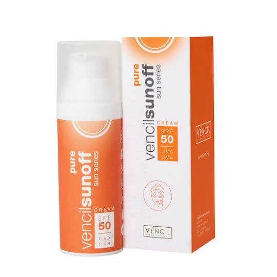 Vencil Sunoff Pure Cream Cremă De Față Cu Protecție Solară SPF50 50ml