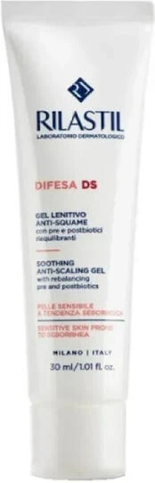 Rilastil Defense DS Gel Hidratant Calmant Anti-Descuamare pentru Față cu Probiotice 30ml
