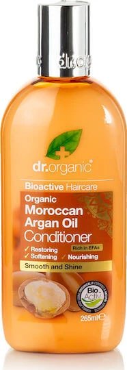 Dr.Organic Organic Moroccan Argan Oil Balsam Reconstrucție/Nutriție pentru Uscat Păr 265gr 265ml