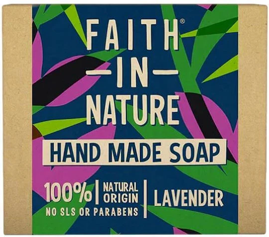 Faith in Nature Baton de săpun pentru Mâinile Lavanda 100gr
