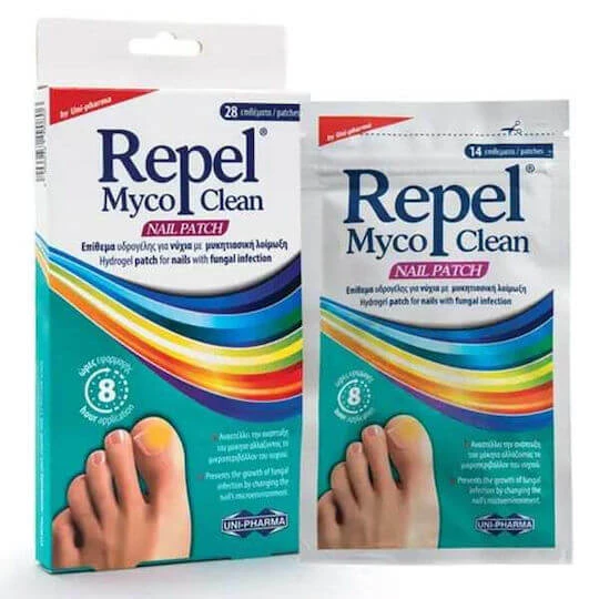 UNI-PHARMA Repel Myco Clean Patch Pentru Micoza Unghiilor 28 Bucăți