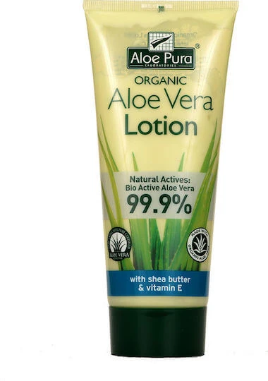 Optima Naturals Aloe Vera Lotion 200ml Butter hidratant pentru regenerare cu Aloe Vera pentru piele uscată/foarte uscată 200ml