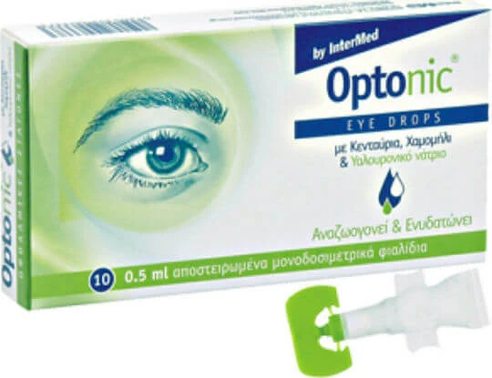 InterMed Optonic Picături Oftalmice cu Acid Hialuronic 10x0.5ml