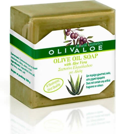 Olivaloe Olive Oil Baton de săpun pentru Corpul Aloe Vera 200gr
