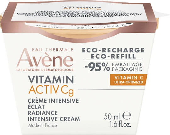Eau Thermale Avène Vitamin Activ Cg Refill Cremă de Față de Zi pentru Strălucire cu Acid Hialuronic și Vitamina C 50ml