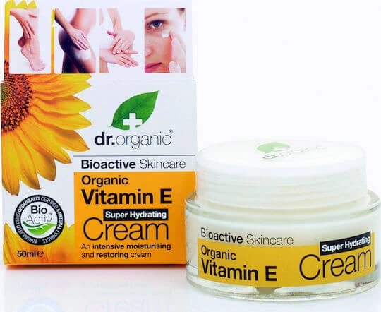 Dr.Organic Vitamin E Ser hidratant pentru corp cu Aloe Vera pentru piele uscată/foarte uscată 50ml