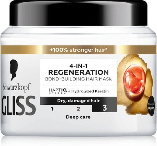 Gliss Bond Building Regeneration Mască de Păr pentru Reparare 400ml