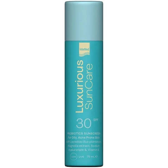 InterMed Luxurius SunCare Probiotics Cremă Antisolară pentru Față SPF30 75ml