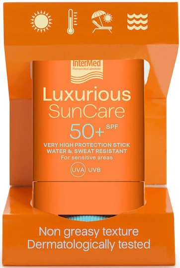 InterMed Luxurious Suncare Stick de Față cu Protecție Solară SPF50 16gr